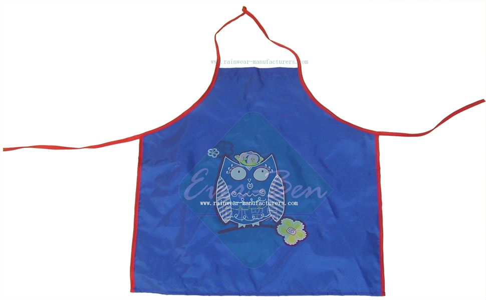 Kids Apron-Blue Art Apron-Toddler Boy Apron